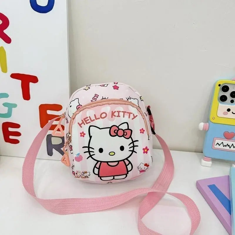 Sanrio Character Mini Crossbody Bag — Hello Kitty pink bow design