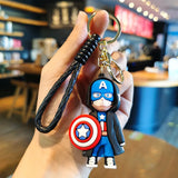 Captain America Hooded Figure Keychain — front view