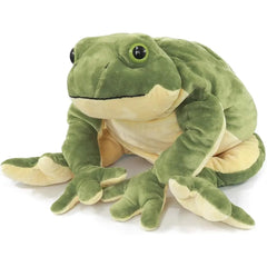 Green Frog Plush – 28 cm
