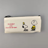 Snoopy & Charlie Brown Pencil Pouch — front view