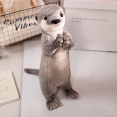Standing Otter Plush – 35 cm