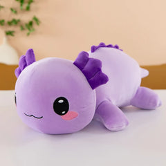 Purple Axolotl Plush – 30 cm