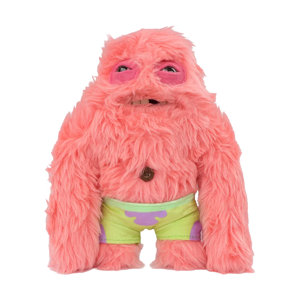 Patrick Star Toothy Monster Plush — front view
