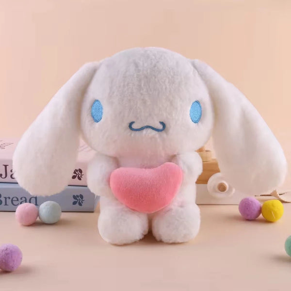 Cinnamoroll Pink Heart Plush – 22 cm