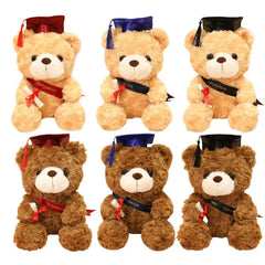 Graduation Bear With Cap Plush