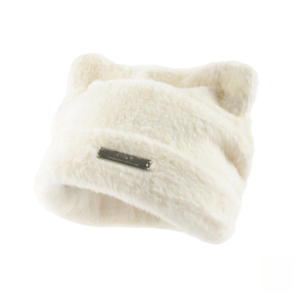 Cream Cat-Ear Beanie — C / CN