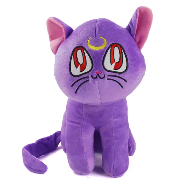 Diana Sailor Moon Purple Cat Plush – 28 cm