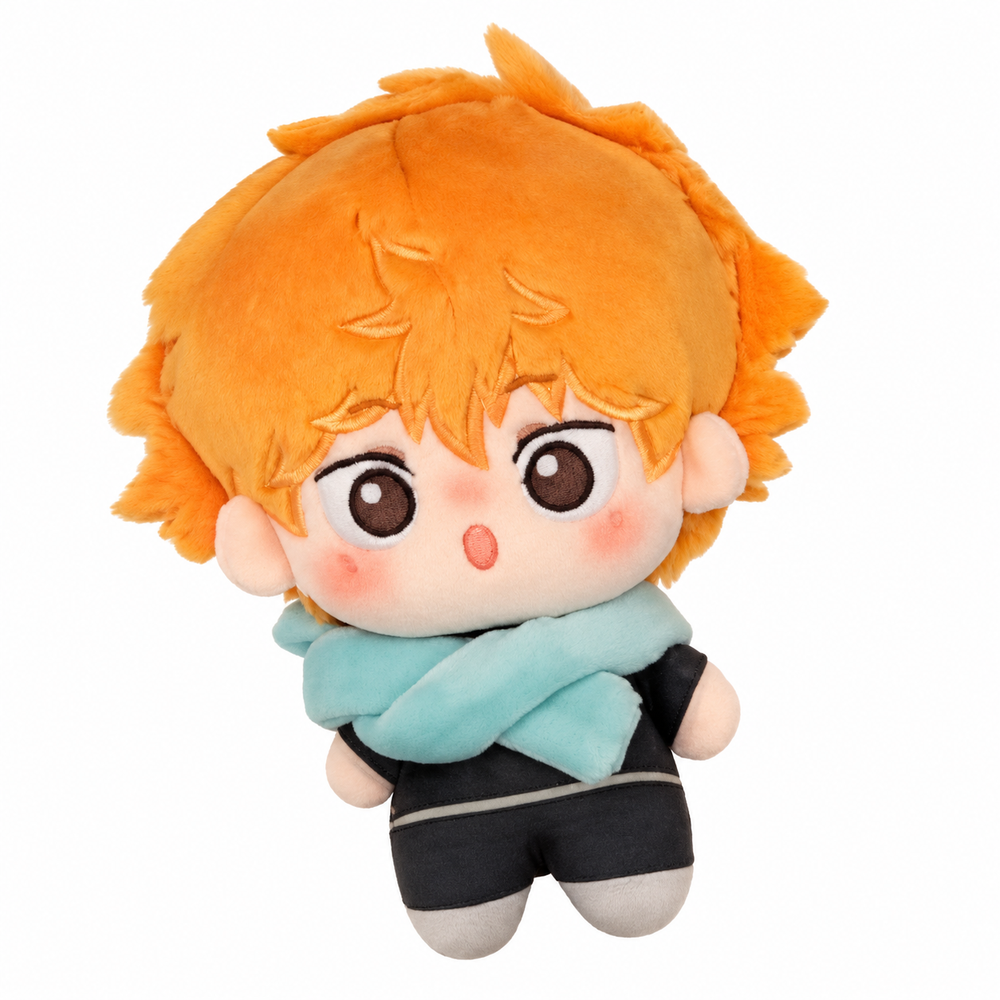 Shoyo Hinata Winter Scarf Mini Plush – Haikyu!! – 10 cm in the exact pictured design