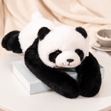 Long-arm black and white panda plush, 30 cm