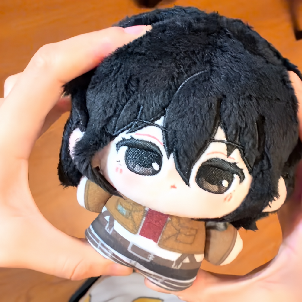 Mikasa Ackerman Attack on Titan Mini Plush – 10 cm in the pictured character design