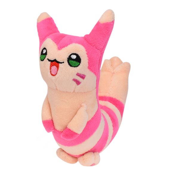 Pink Furret Pokémon Plush – 15 cm
