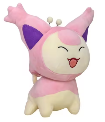 Skitty Pokémon Plush – 20 cm — exact character front view