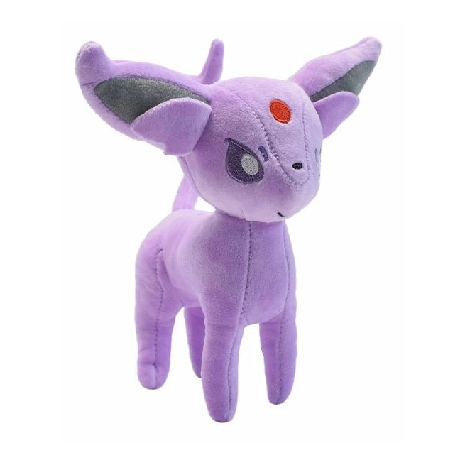 Standing Espeon Pokémon plush, original front view