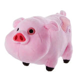 Waddles pink pig plush with black hooves and side patch