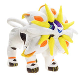Solgaleo white lion Pokémon plush with a yellow mane and black paws