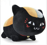 Black Nyanko Sensei cat plush with open eyes