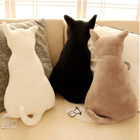 Back Shadow Cat Cushion Plush