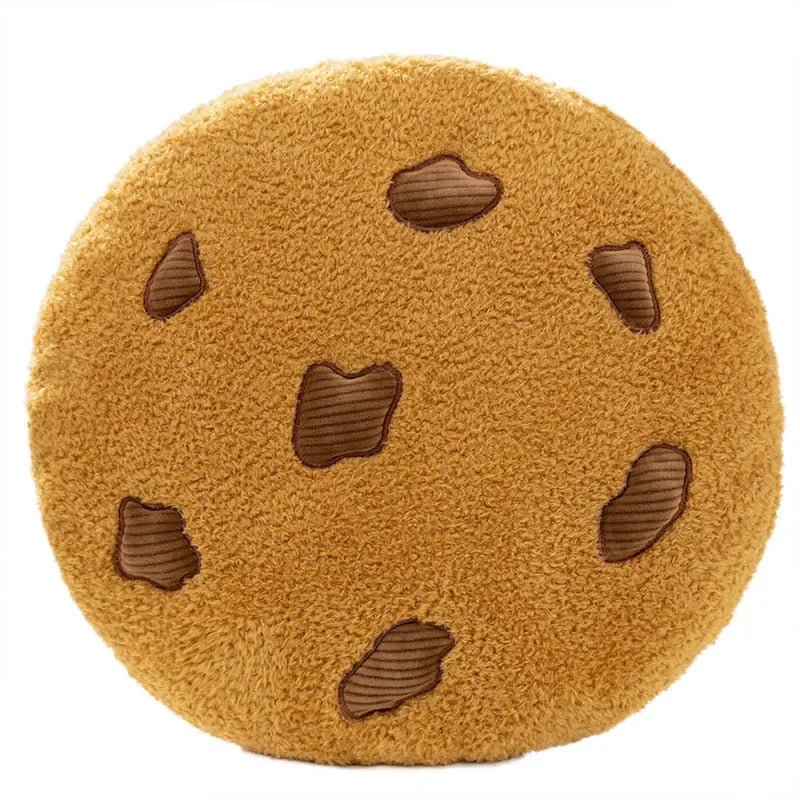 Chocolate Chip Cookie Plush Cushion – 28 cm — exact selected product view