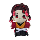 Yoriichi Tsugikuni Demon Slayer plush in a red haori and gold-colored kimono