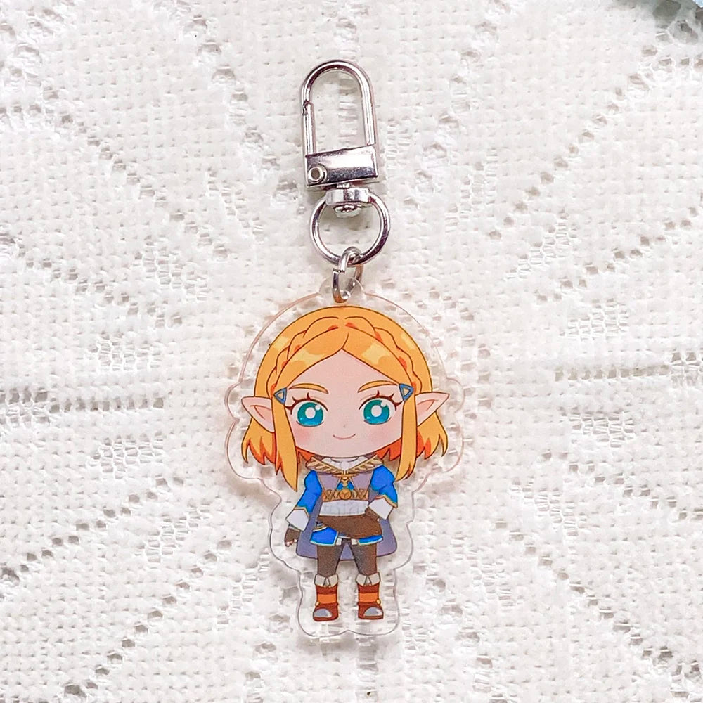 Princess Zelda Acrylic Keychain – Blue Outfit — exact selected product view