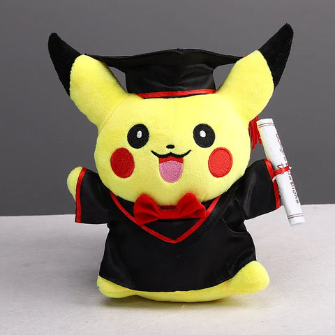 Graduation Pikachu Pokemon Plush