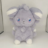 Espurr Pokémon Plush – 33 cm — gray seated front view