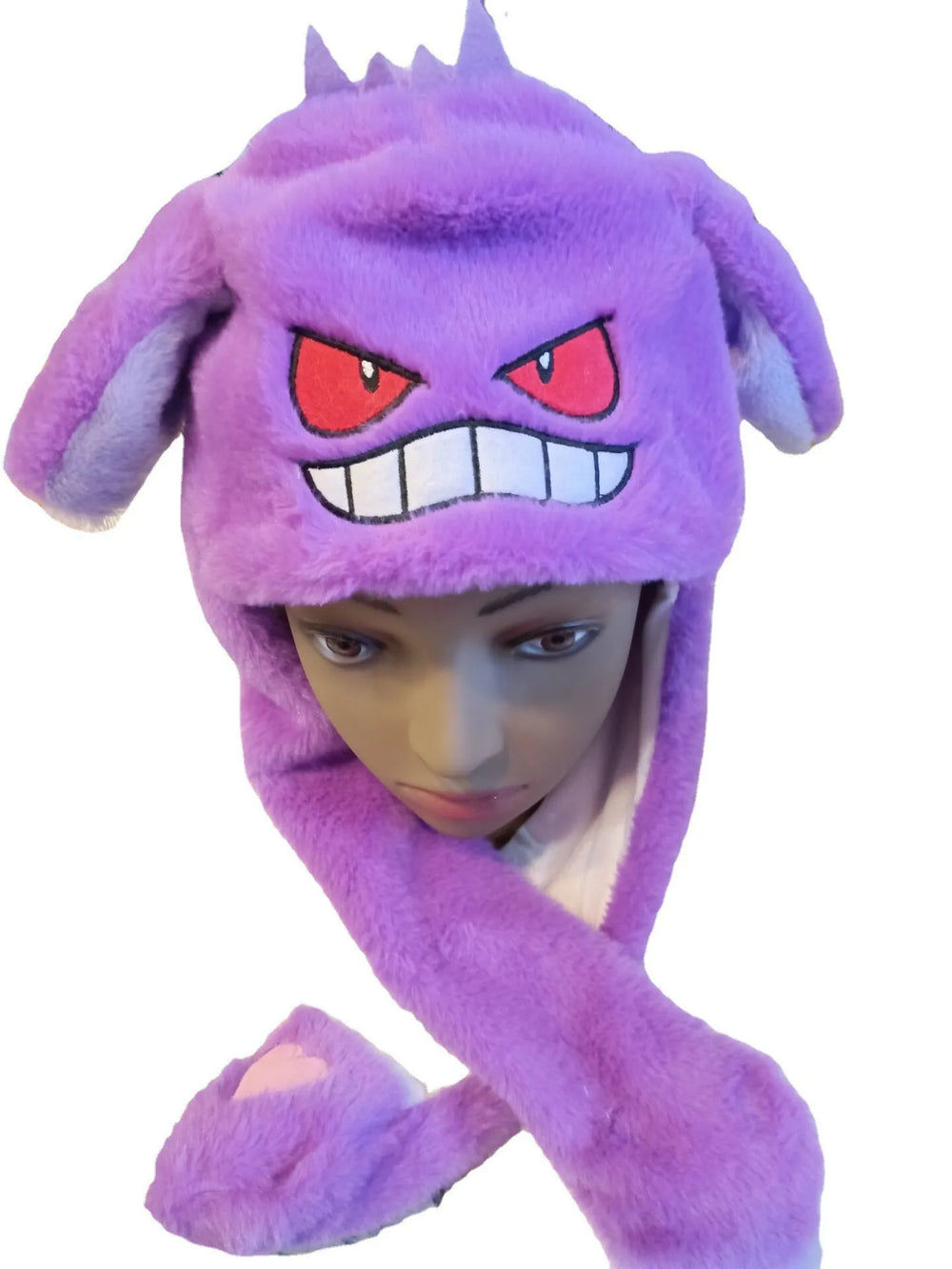 Gengar Pokémon Plush Hat — front view