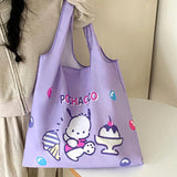 Pochacco Dessert Print Tote Bag – Lavender — 1Pc