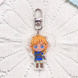 Link Acrylic Keychain – Blue Outfit — exact selected product view