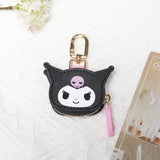 Kuromi Mini Coin Purse Keychain — Black Kuromi