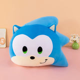 Sonic the Hedgehog Face Plush Pillow — Sonic / 35cm