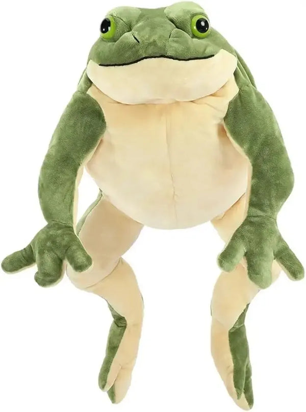 Green Frog Plush – 28 cm