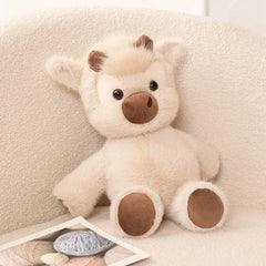 Cream Highland Cow Plush – 40 cm