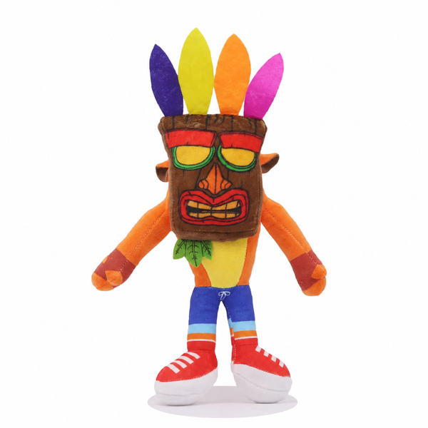 Aku Aku Mask Crash Bandicoot Plush – 28 cm
