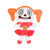 Circus Baby Five Nights at Freddy’s plush with orange pigtails and a red dress