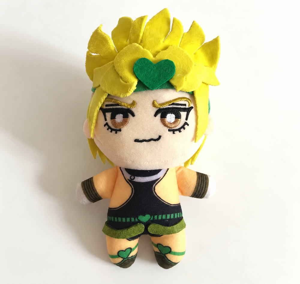 Dio Brando JoJo Plush in the pictured character design