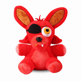 Red Foxy FNAF plush with black eye patch