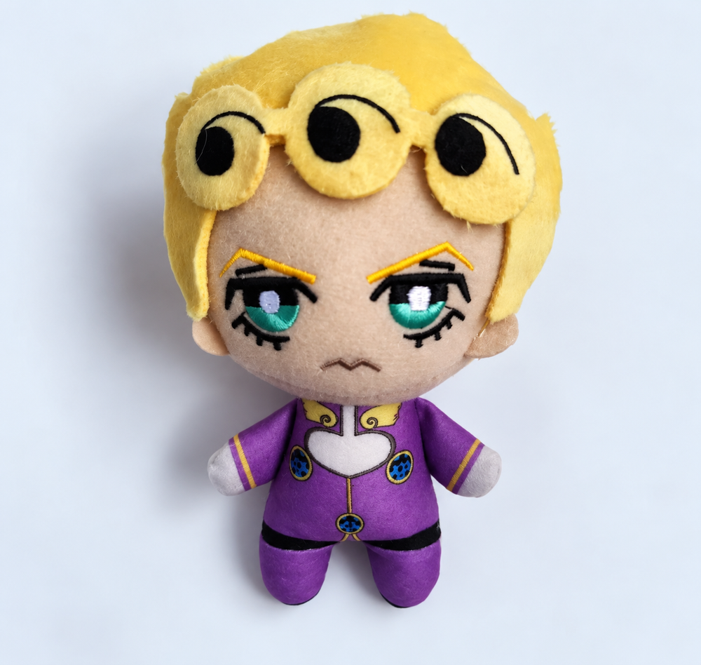 Giorno Giovanna JoJo Plush in the pictured character design