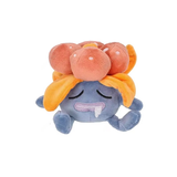 Blue Gloom plush with orange petals and a spotted flower