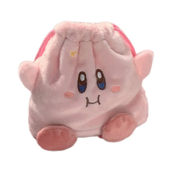 Kirby Plush Drawstring Pouch