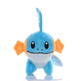Blue Mudkip Pokémon plush with orange cheek fins