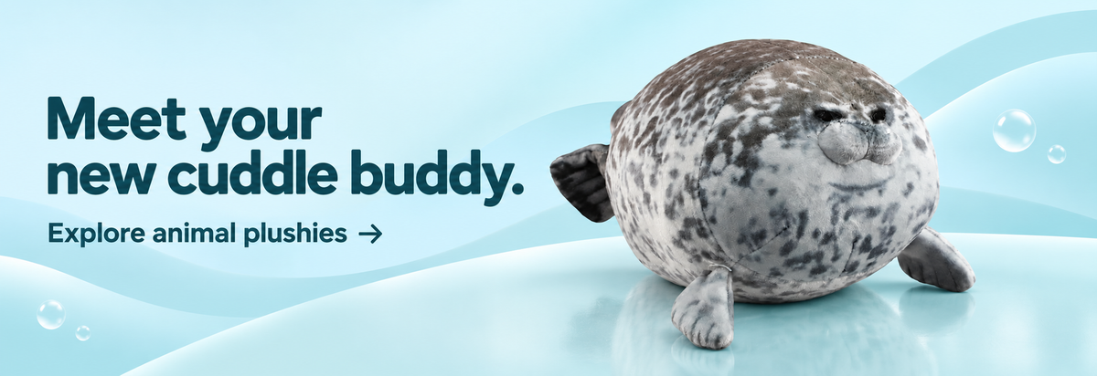 Meet your new cuddle buddy. Explore animal plushies