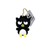 Badtz-maru mini plush keychain with gold clip and original paper hang tag