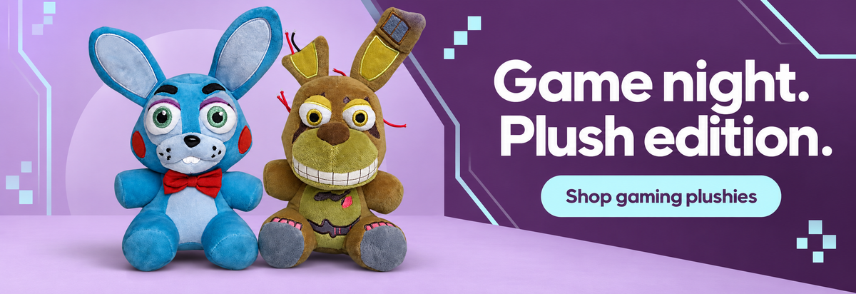 Game night. Plush edition. Shop gaming plushies