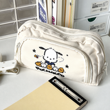 Pochacco & Chicks Pencil Case — front view