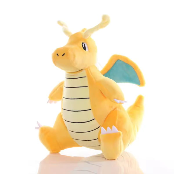 Seated Dragonite Pokémon Plush – 15–20 cm