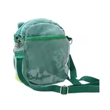 Back of Snorlax mini shoulder bag showing clear pocket