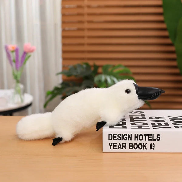 White Platypus Plush – 35 cm