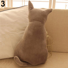 Back Shadow Cat Cushion Plush