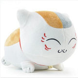 White Nyanko Sensei cat plush with closed eyes